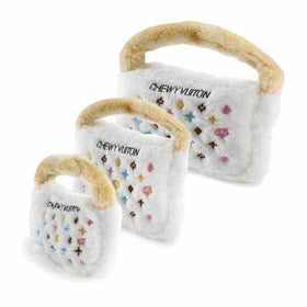 Chewy Vuiton White Bag Dog Toy – Coco & Pud