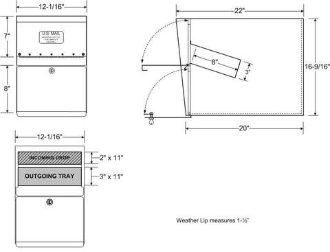 Standard Letter Locker Specifications