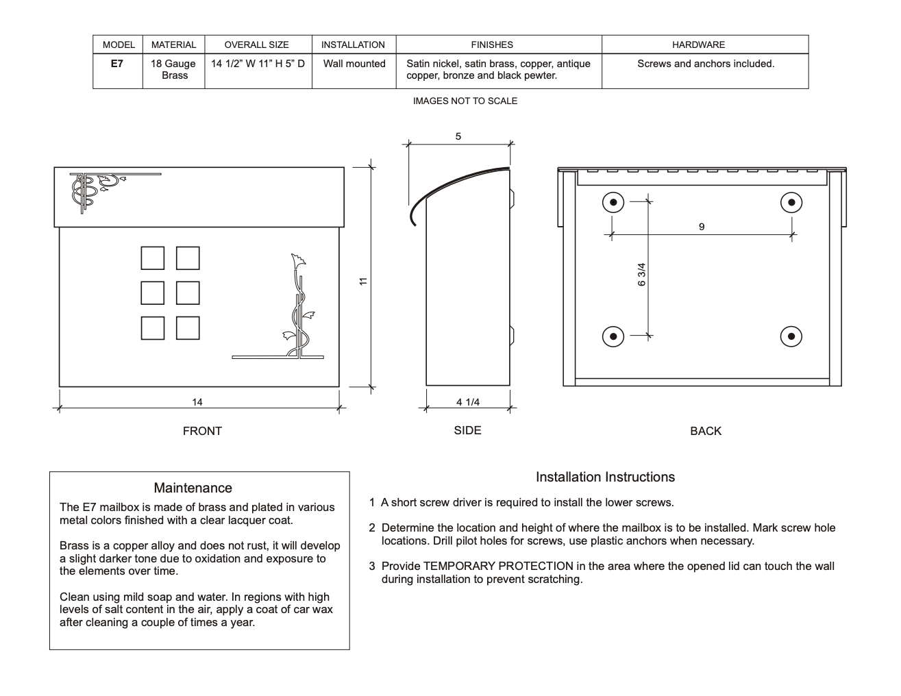 3.75 Reflective Mailbox Numbers/Letters (White Text, Black Background)