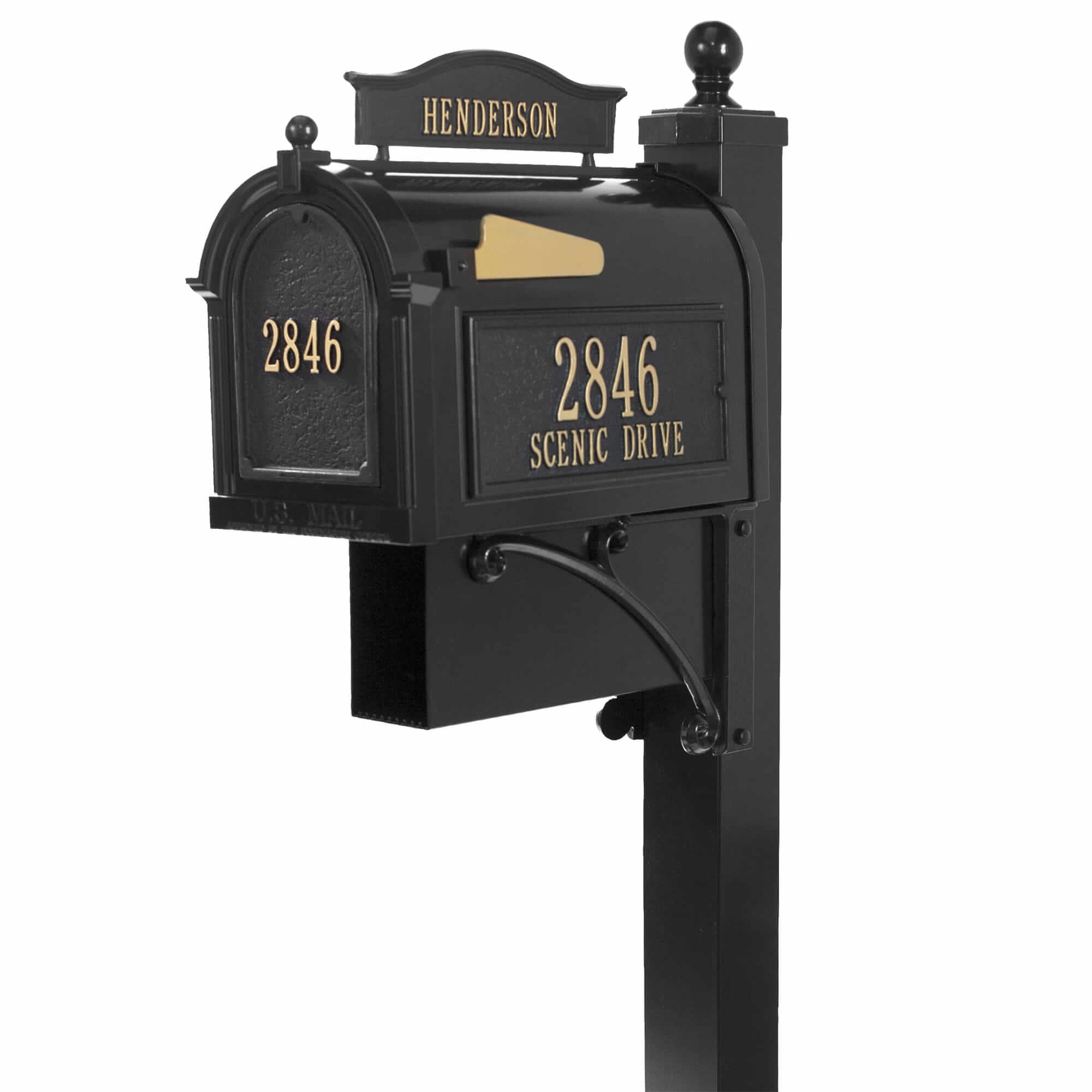 Whitehall Products Ultimate Capitol Mailbox Package