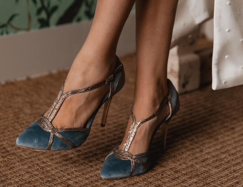 aluminio filete Aplaudir Ideas para elegir tus zapatos azules de novia | Just-ENE