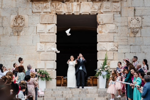 boda novia zapatos Just-Ene azules