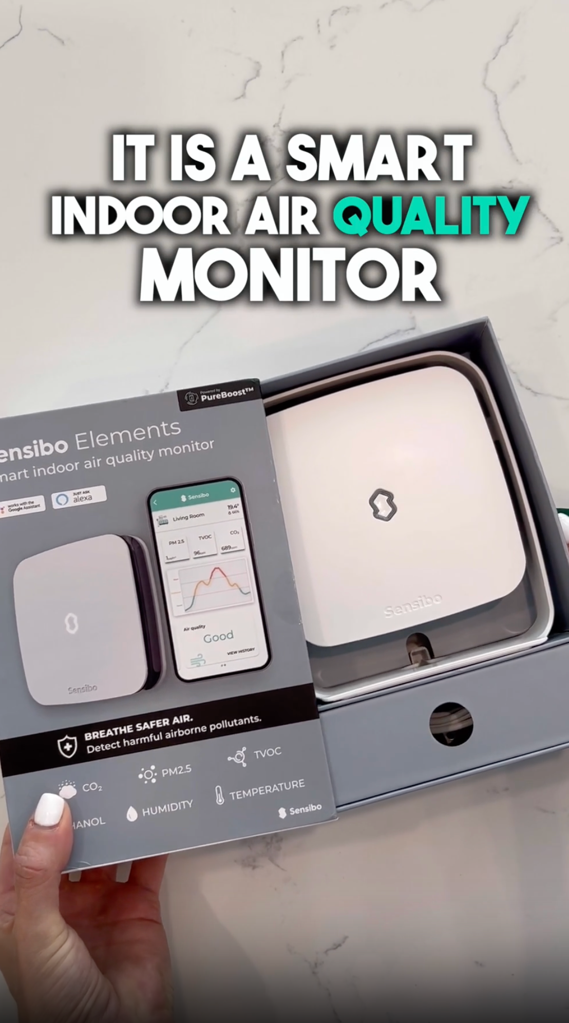 Sensibo Elements smart indoor air quality monitor review - know