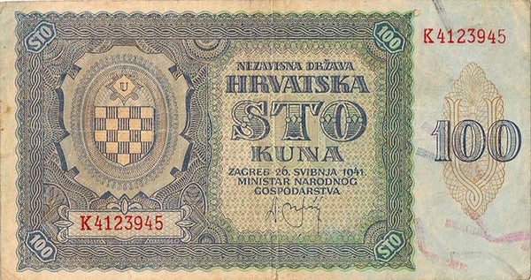 100 kuna. Croacia