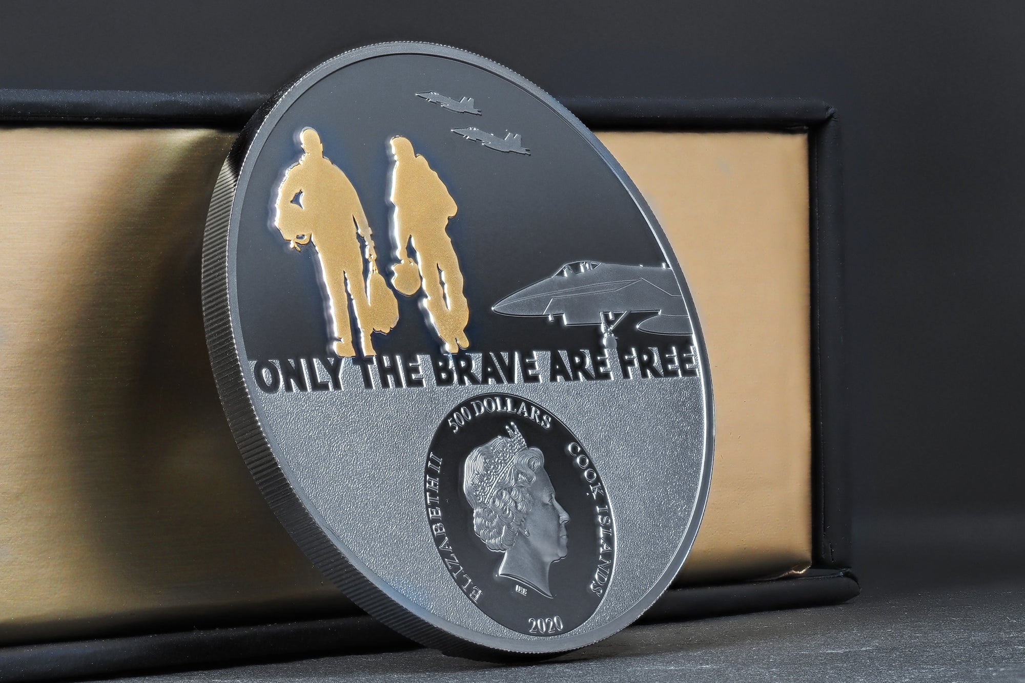 Cook Islands, 500 dollars 2021 Real Heroes - Firefighters. 5 Oz