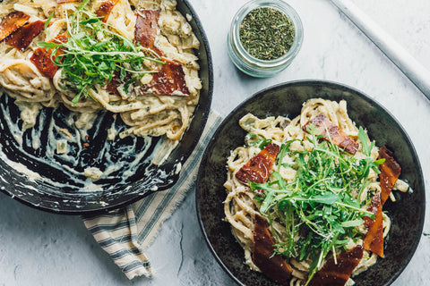 vegan italian carbonara