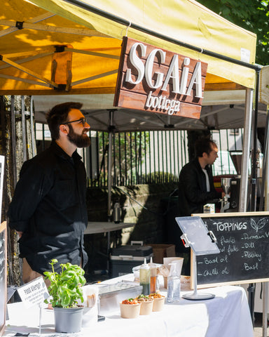 Sgaia at Leith market Edinburgh