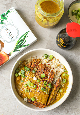 vegan steak katsu curry