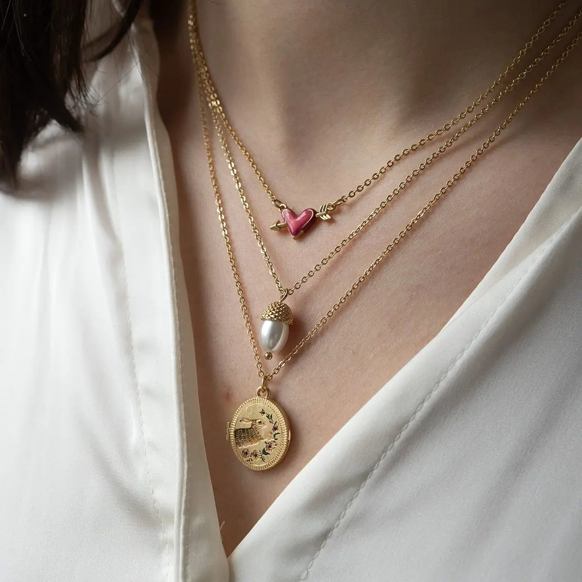 Fable Running Bunny Locket