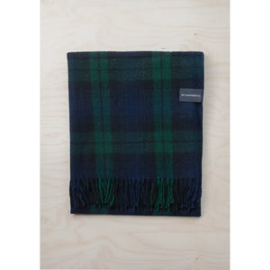 Recycled Wool Blanket in Black Watch Tartan - Hamilton & Adams