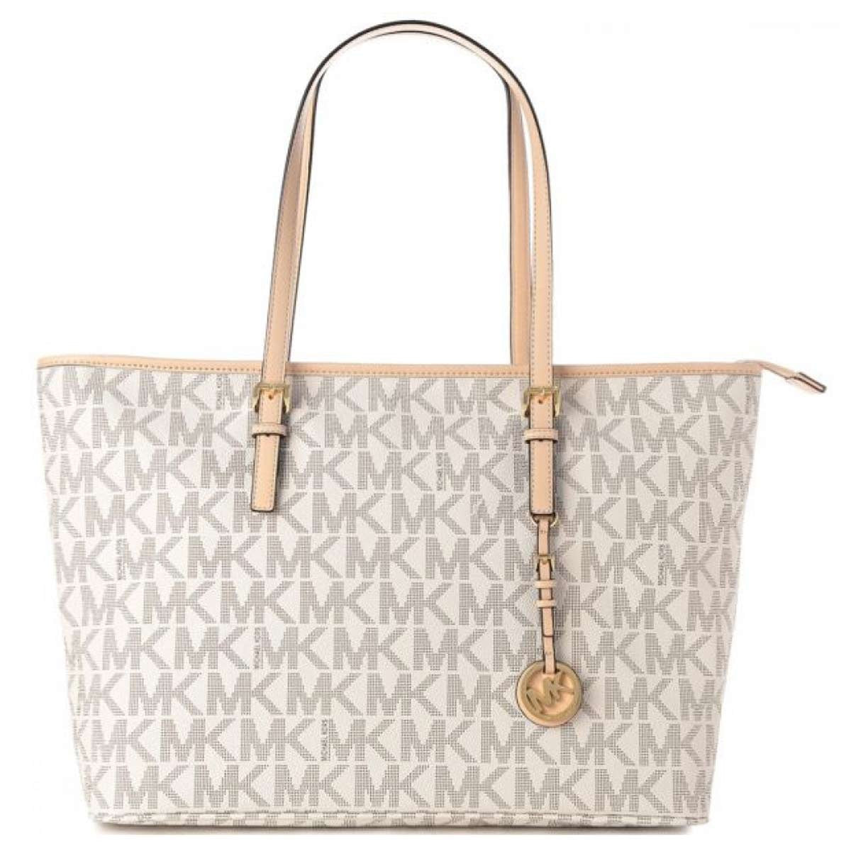 michael kors vanilla jet set tote