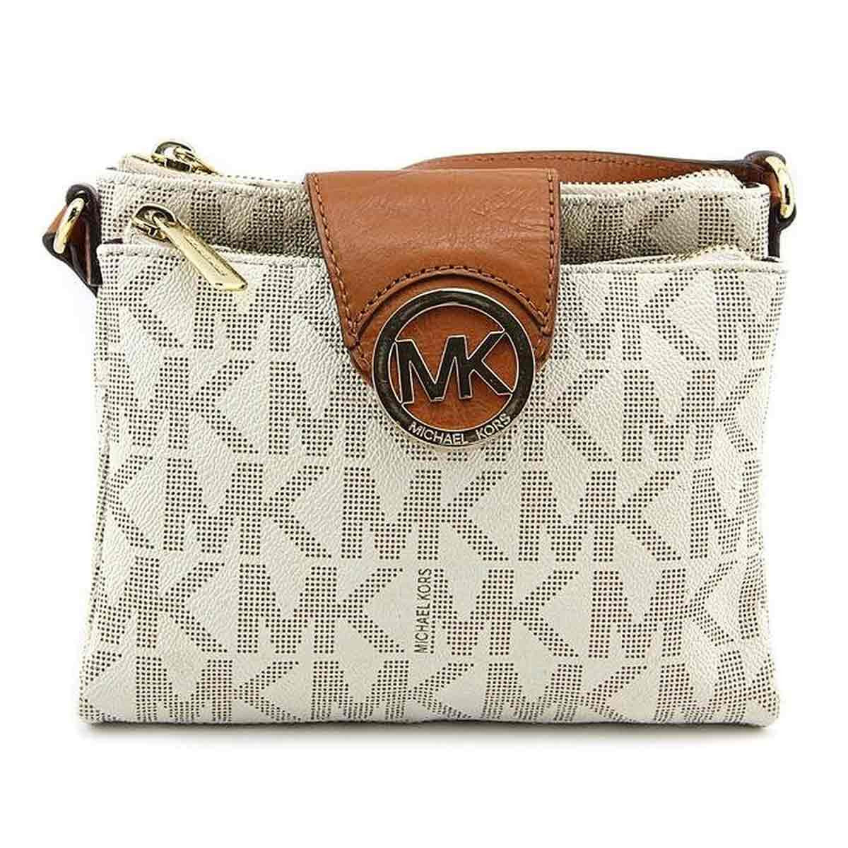 michael kors fulton leather messenger crossbody bag