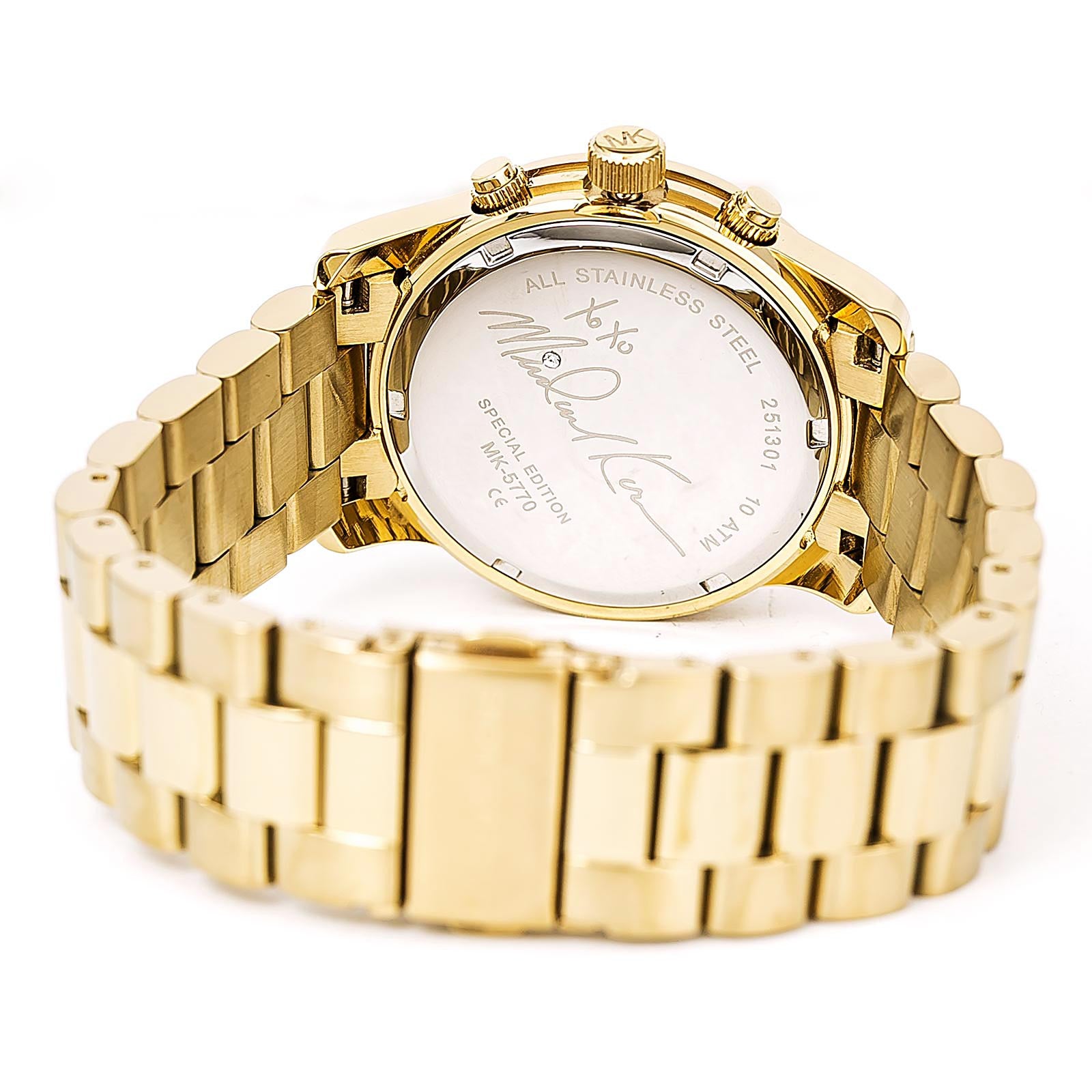 mk bracelet gold