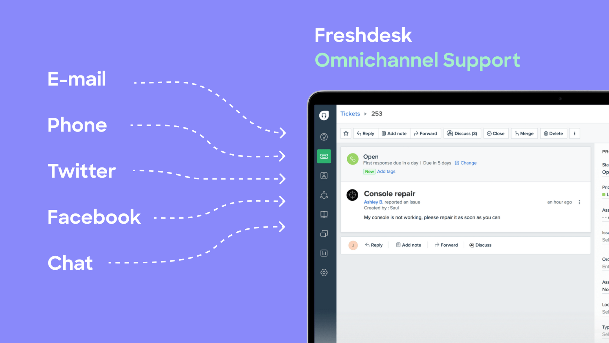 Freshdesk Omnichannel Support