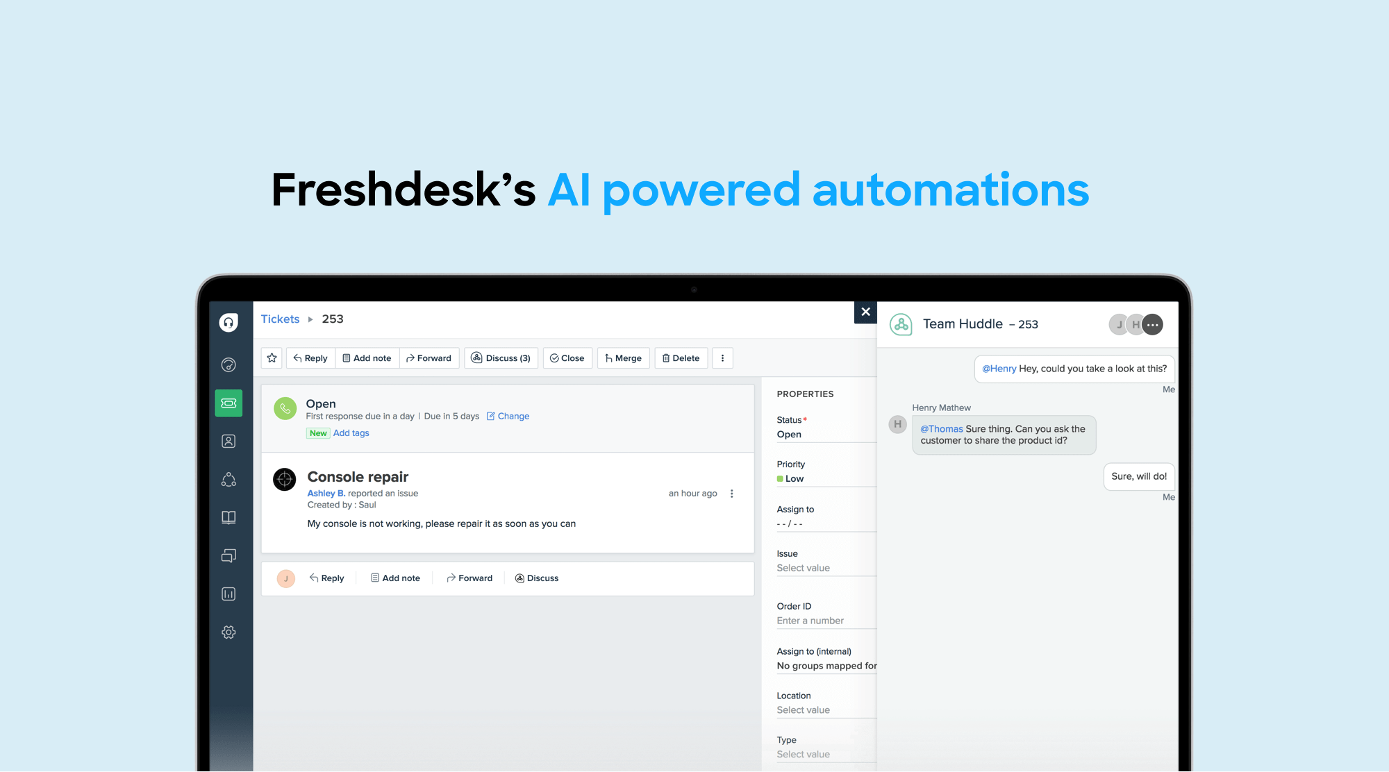 Freshdesk automatization