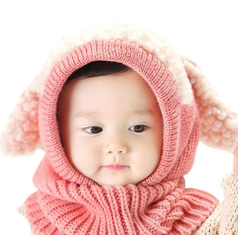 baby winter hat and scarf