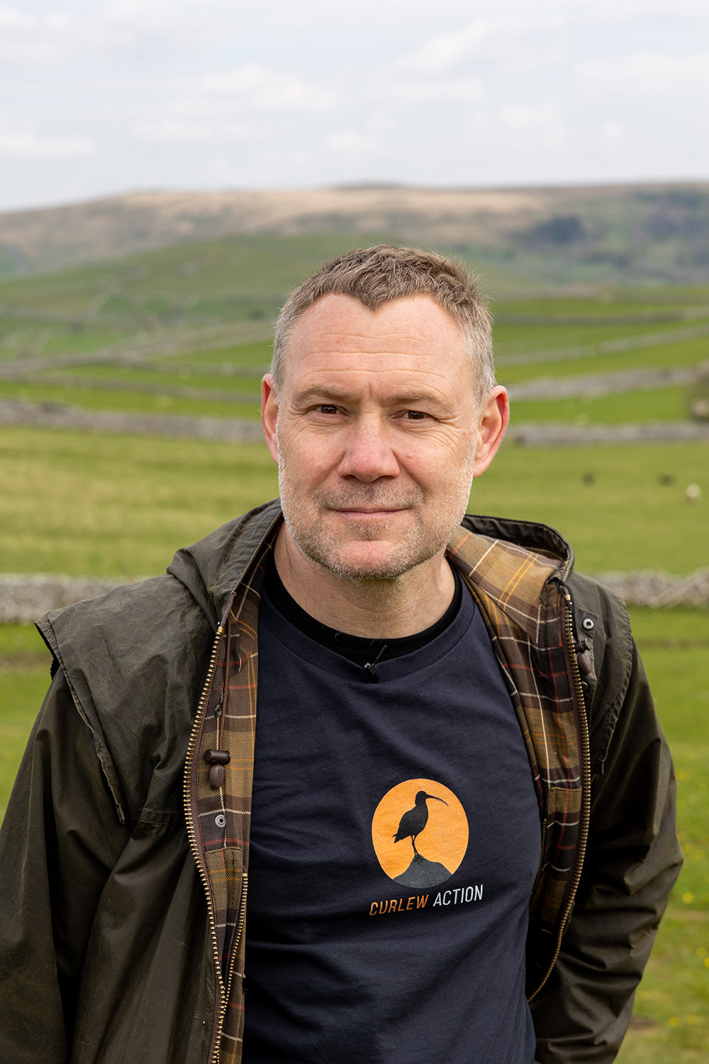 David Gray with Curlew Action Tee