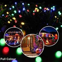 multi color solar Christmas lights