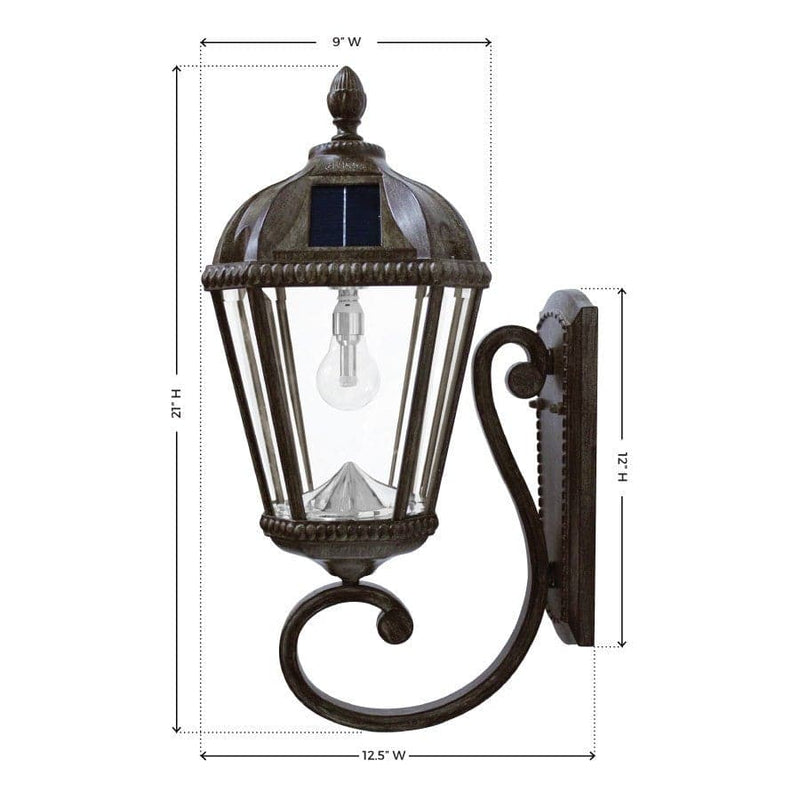 solar lamp wall mount