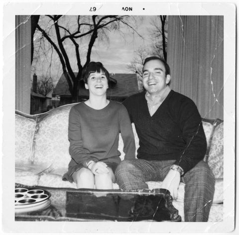 Black and White Photo of Michelle's Parents