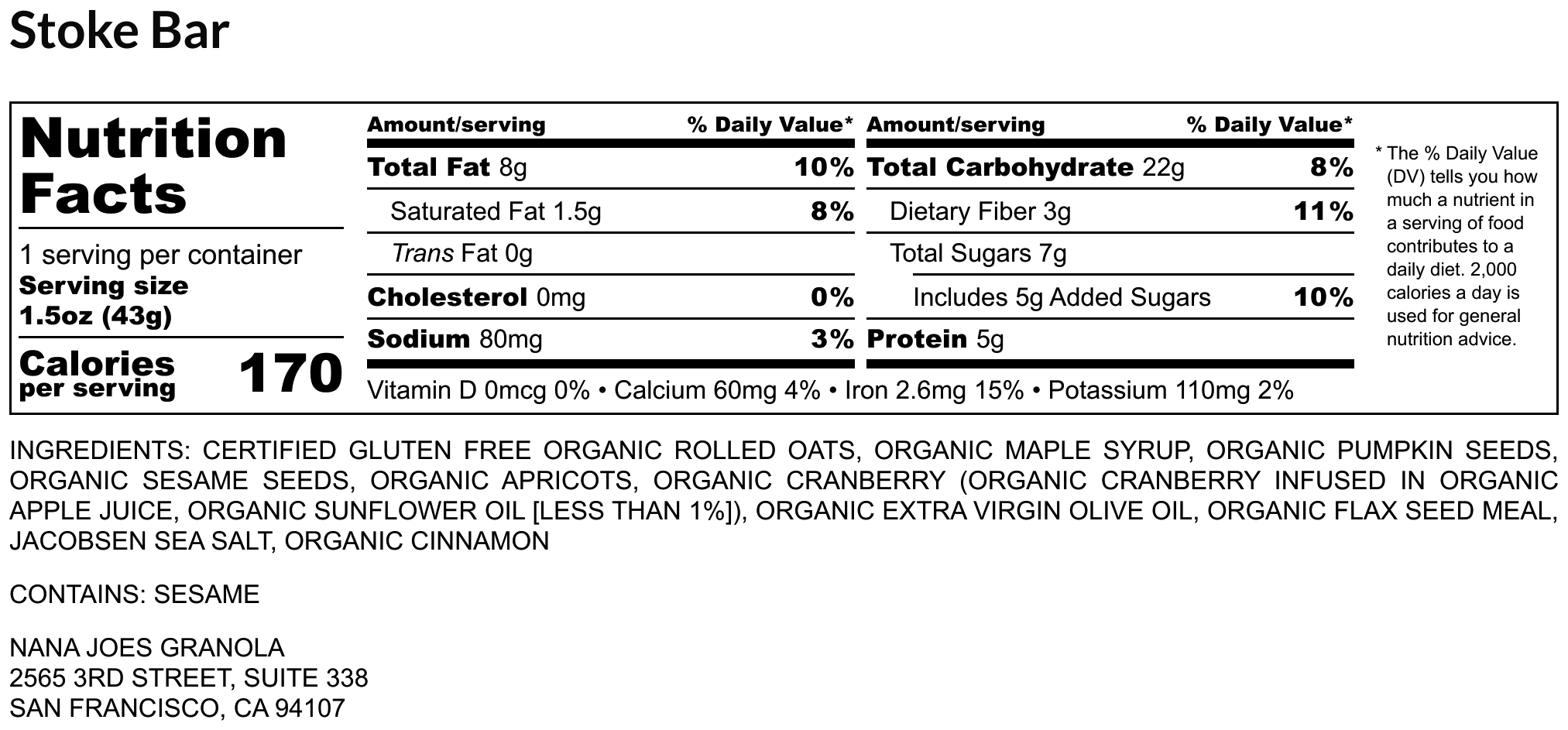 nutrition facts image