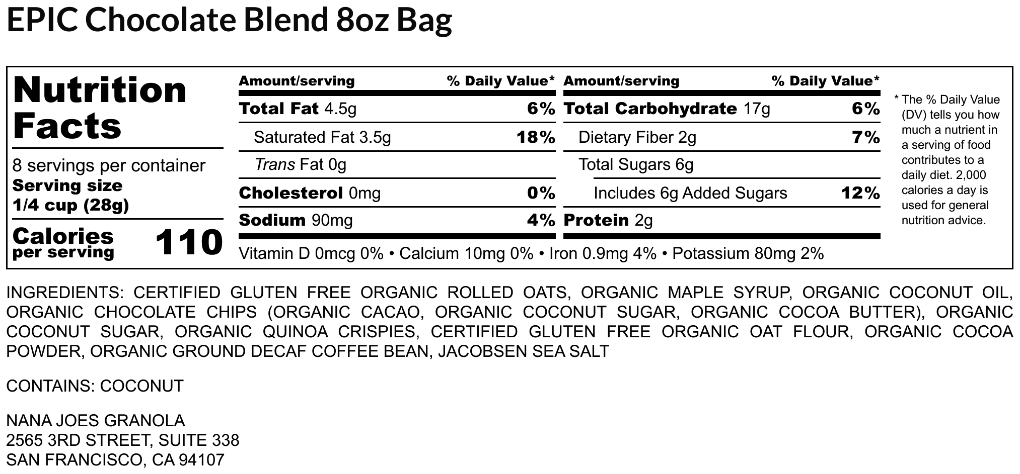 nutrition facts image