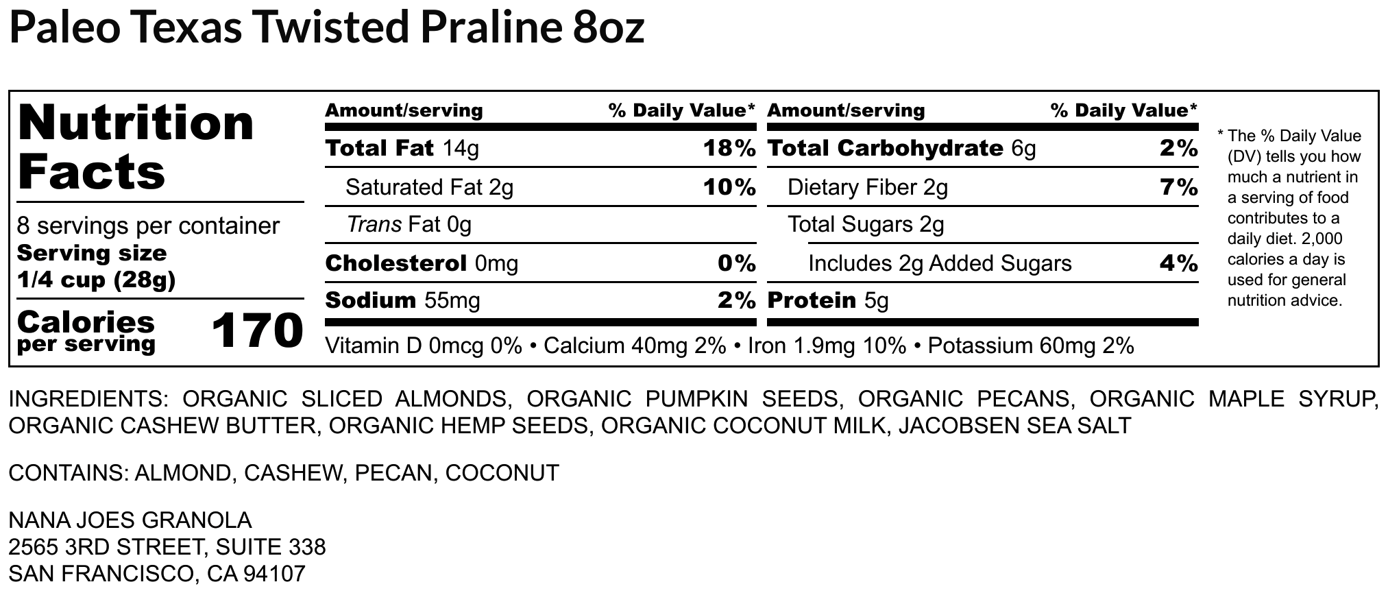 nutrition facts image