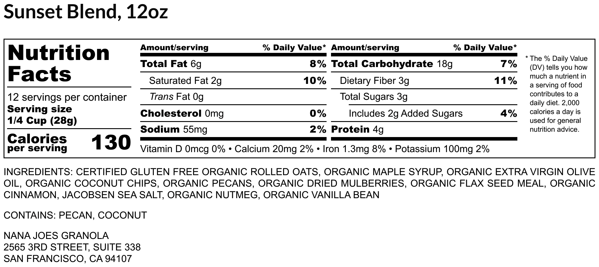 nutrition facts image