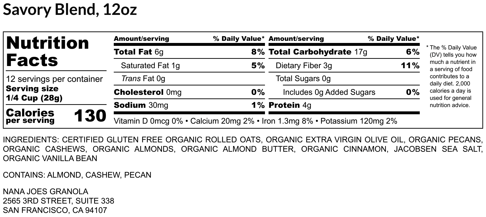 nutrition facts image