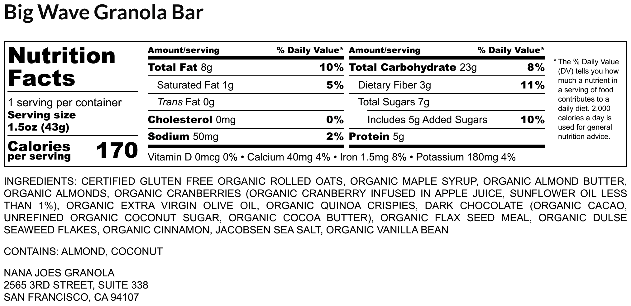 nutrition facts image