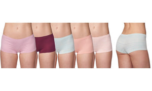 Under Control X Jilla Intimate, 4 Pack Women's Breathable Solid Color Briefs  Panty Underwear