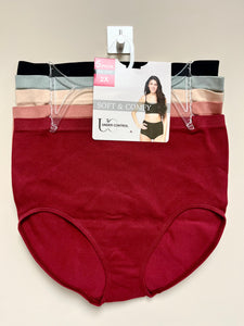 Under Control /JILLA|Women Mystery colors 4-Pack Full Brief --Sample  Sale/Final sale