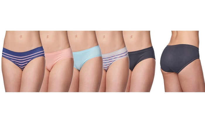 Ruxia Women's Seamless Boyshort Panties Nylon Spandex Underwear Stretch  Boxer Briefs Pack of 5 - Yahoo Shopping