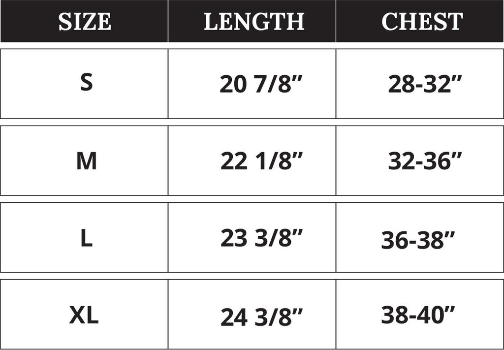 Youth Extra Soft T-Shirt | Size Chart