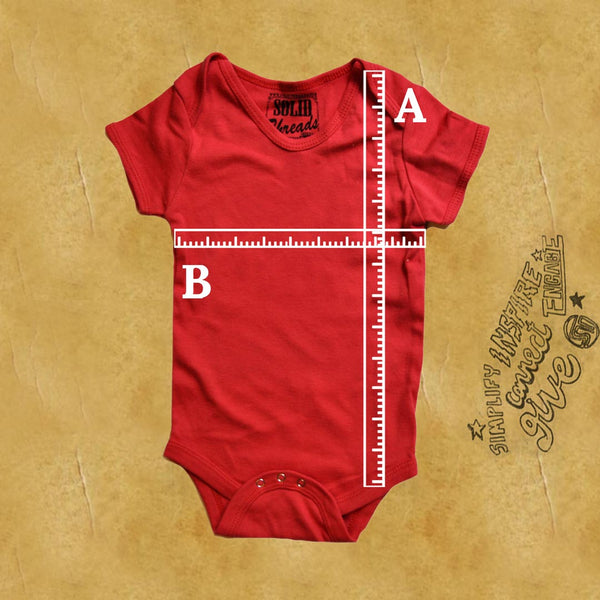 Baby's Signature One Piece | How To Measure Diagram