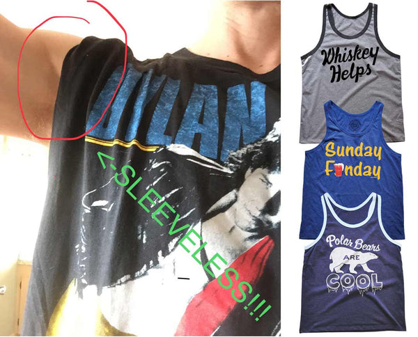Vintage Bob Dylan Tank Top with Retro Sleeveless Shirts from Solid Threads