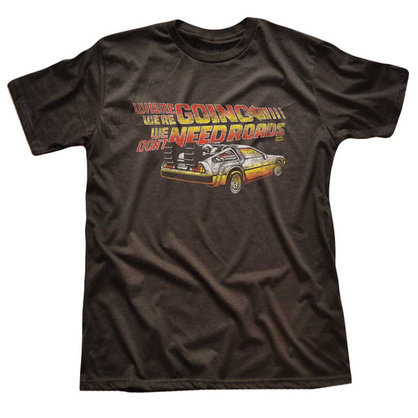 Where We're Going We Don't Need Roads Vintage 80s Movie Graphic Tee ...