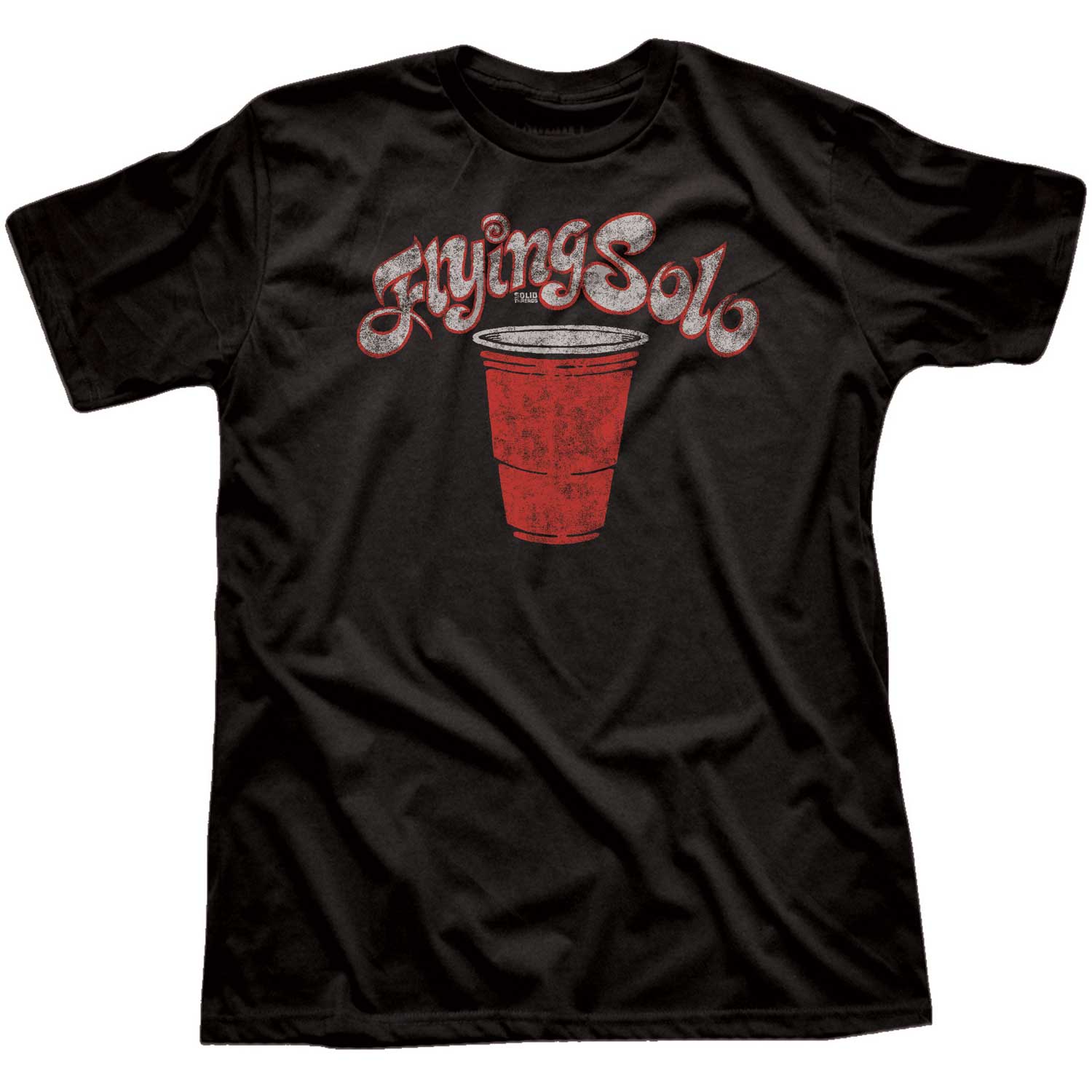Han Solo Cup Vintage Graphic T-Shirt | Funny Star Wars Tee Red / Large