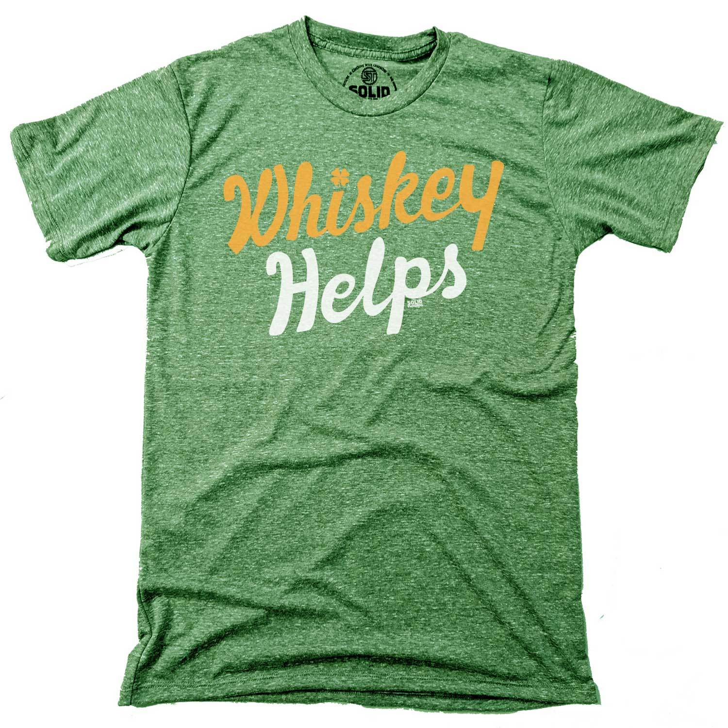 Men's Irish Whiskey Helps Vintage Inspired T-shirt with cool St. Paddy ...