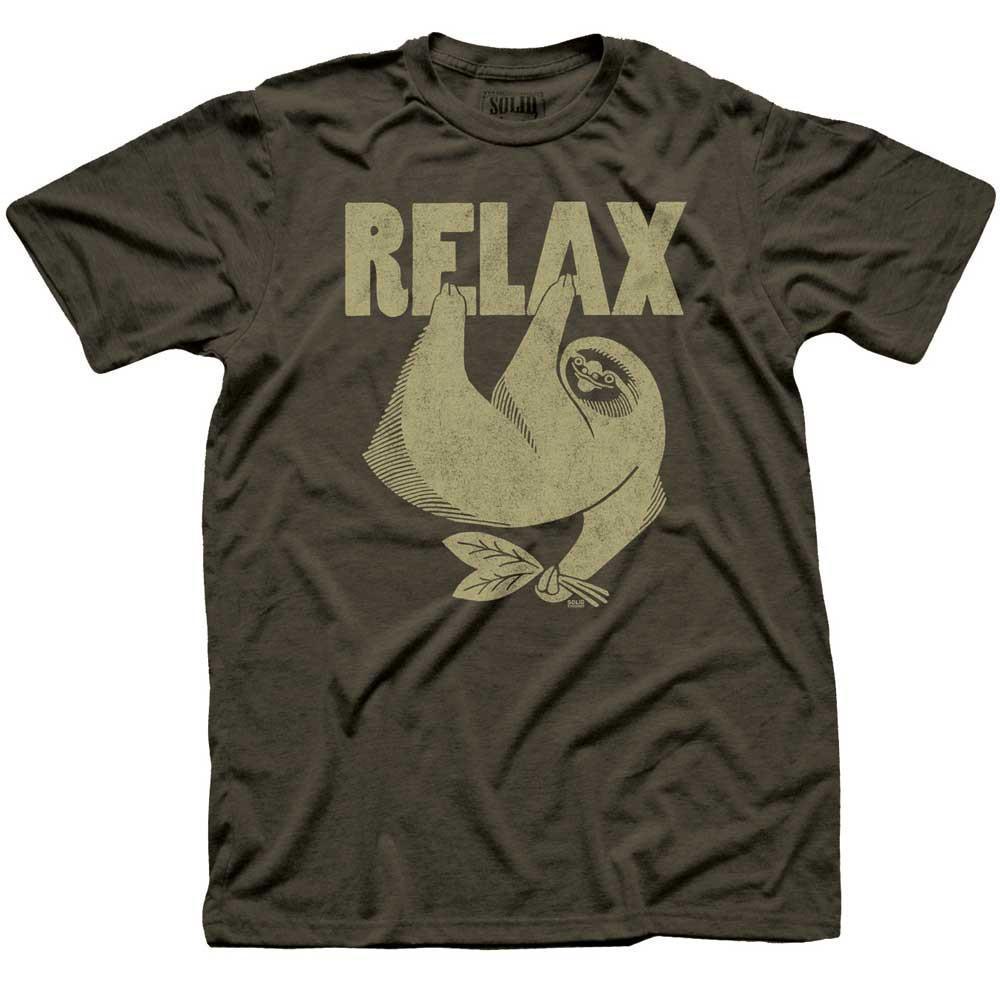 Sloth Yoga Funny Men's Cotton/Poly T-Shirt
