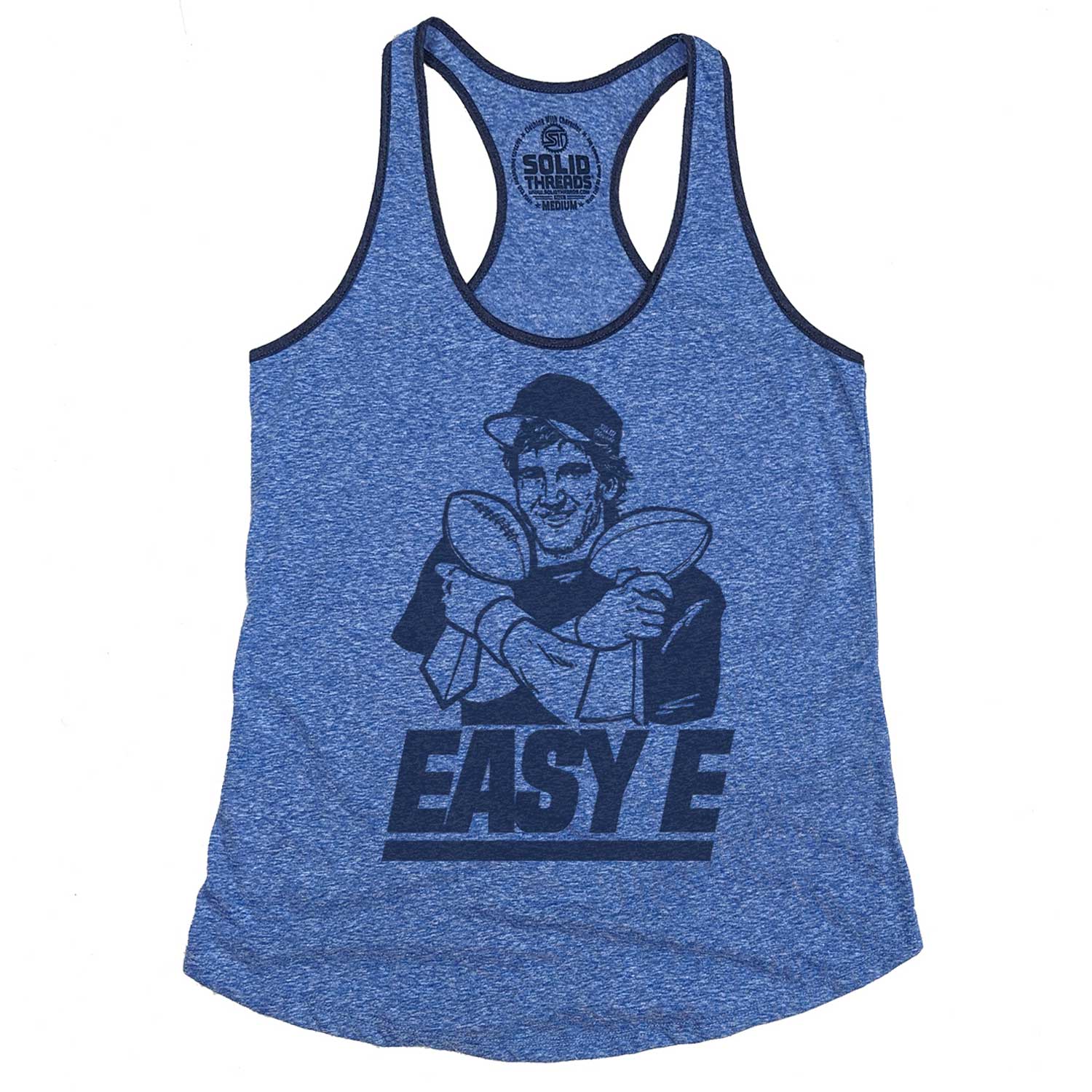 Easy E Ringer Tank Top - Solid Threads