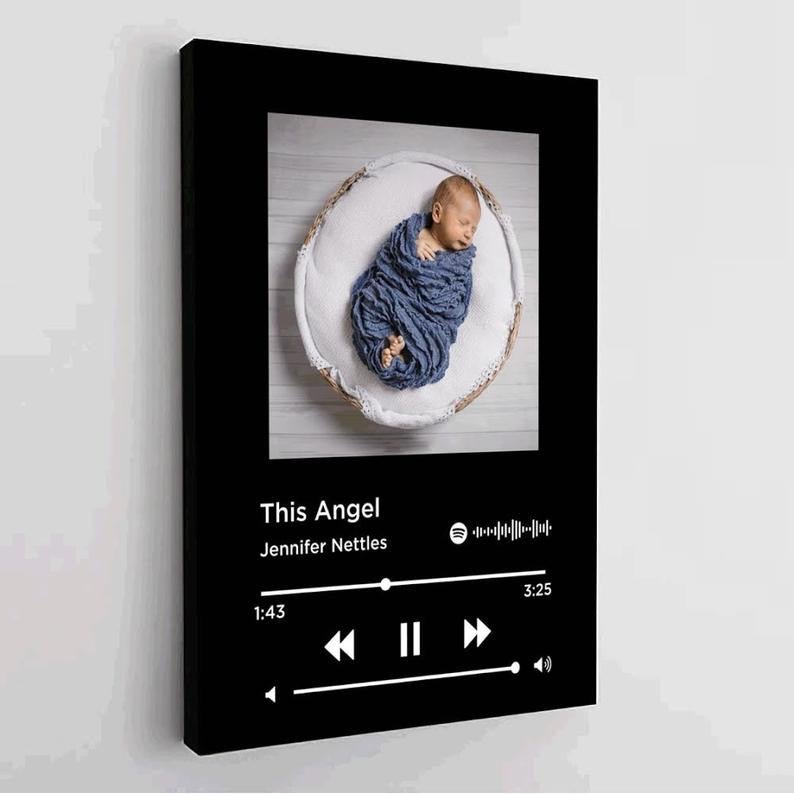 Custom Spotify Music Art Canvas for Kids