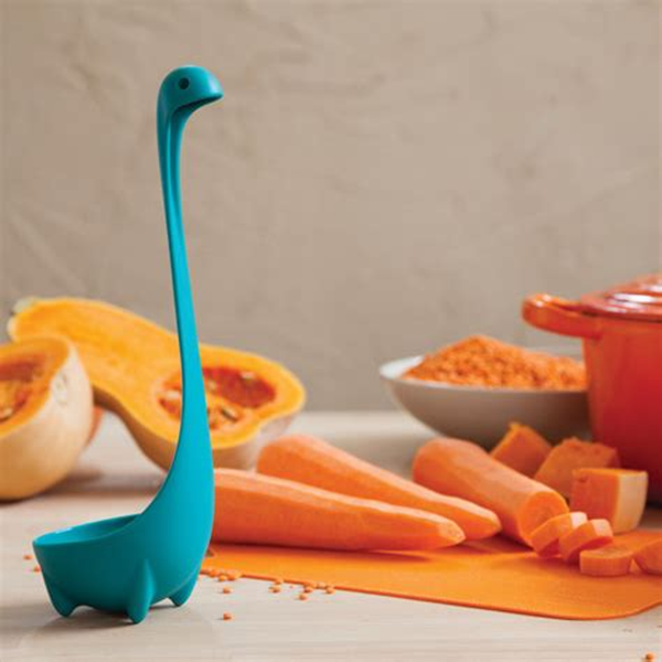 OTOTO Red the Crab Silicone Utensil Rest - Kitchen Gifts, Silicone