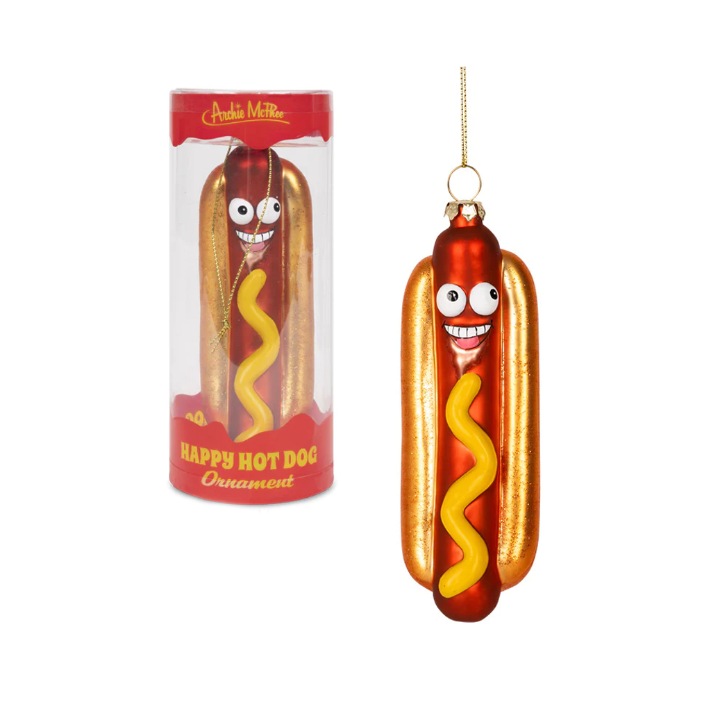 Image of Happy Hot Dog Ornament
