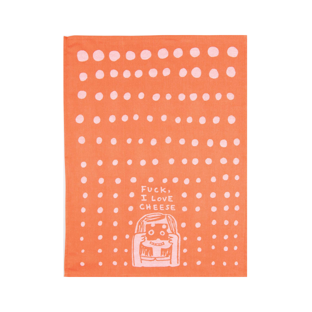 F*ck, I Love Cheese Woven Dish Towel from Blue Q – Urban General Store