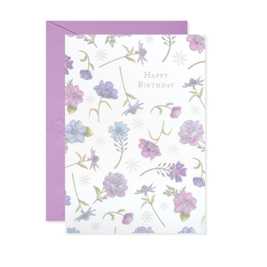 Graceful Flowers Birthday Card from Design Design – Urban General Store