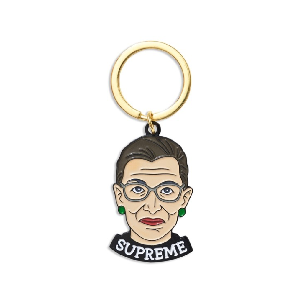Supreme Bader Ginsburg Keychain from The Found Urban General Store
