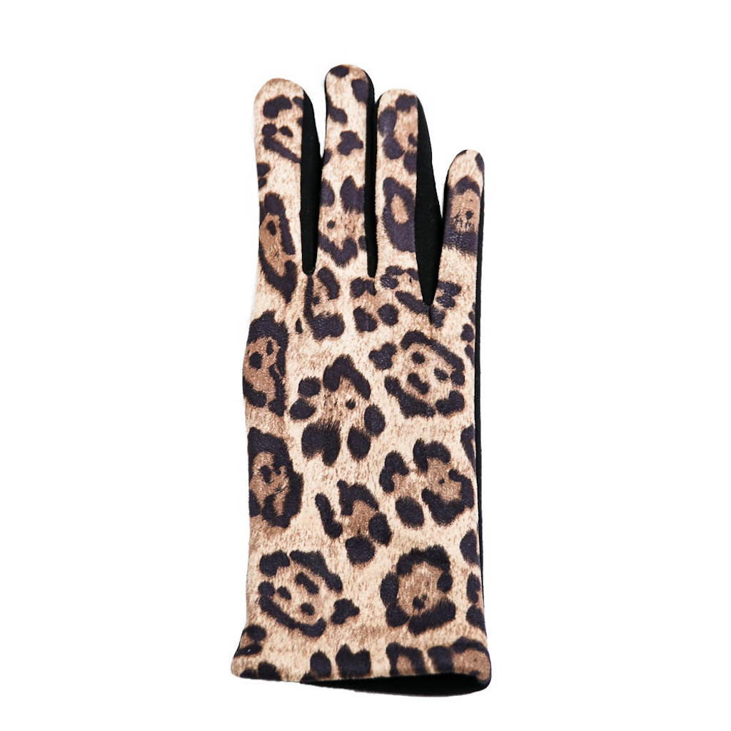 animal print womens gloves