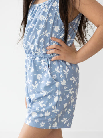 blue bell strappy play romper