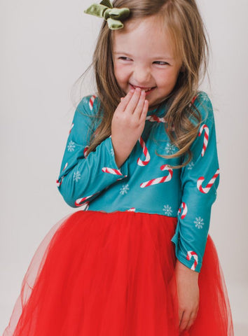 christmas candy tutu dress